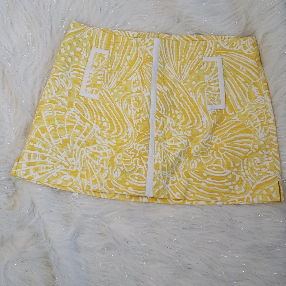 Lilly Pulitzer January Sunglow Skort. Sz 8